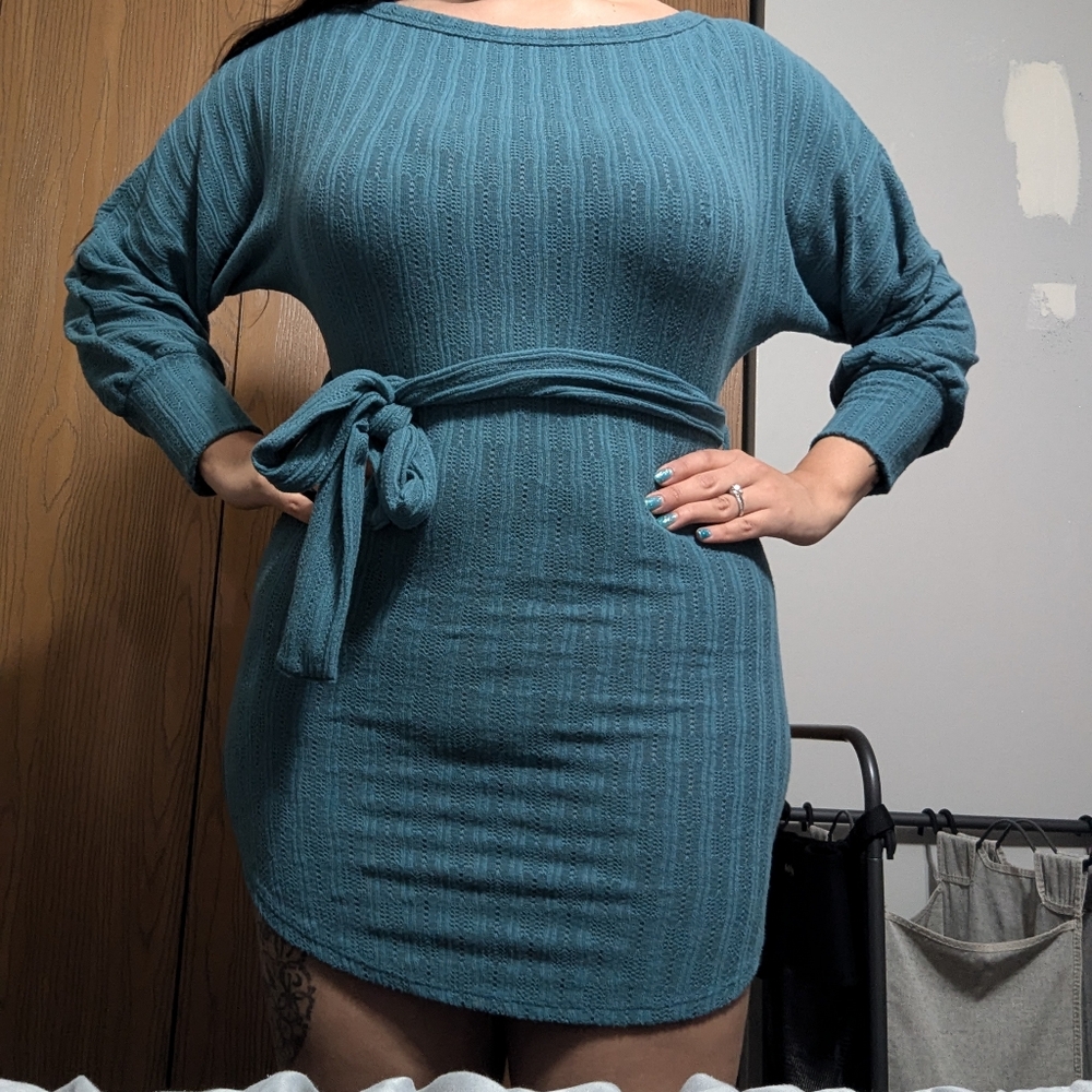 Turquoise dress
